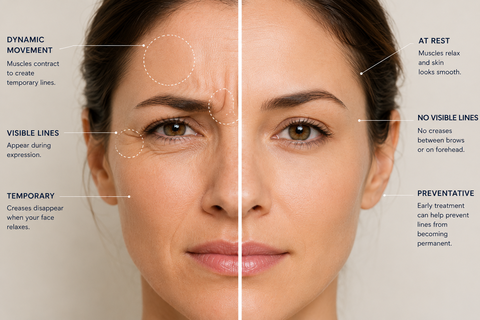 dynamic vs at rest facial